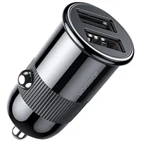 Car charger Joyroom C-A06, 2X Usb 3.1A Black  045028