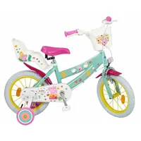 Childrens bicycle 14 Peppa Pig green 1498 Toimsa  Toi1498 8422084014988 Sretmsrow0022