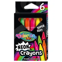 Colorino Kids Neon Crayons 6 colours  92050Ptr 590769089205