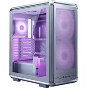 Cooler Master Masterframe 500 Mesh Argb Pc-Gehäuse, Midi-Tower, E-Atx, Tempered Glass - silber  Mf500M-Shnn-S01 4719512160893 100150833