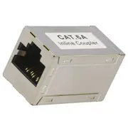 Coupler coupler Pin 8 Cat 6A shielded 8P8C Rj45 socket x2  Log-Np0025 Np0025