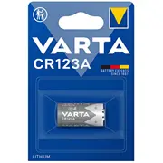 Cr123A baterija Varta litija 6205 1430Mah iepakojuma 1 gb.  Bat123.V1 3100000594336