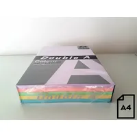 Colour paper Double A, 80G, A4, 100 sheets, Rainbow 3, 5 color  Da-Rainbow-3 885874174477