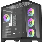 Darflash Ft418 Pro computer case  7 aRGB fans Black 6926170079803 071010