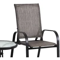 Dārza mēbeļu komplekts Dakota galds, 2 krēsli, kāju soliņi  19373 4741243193734