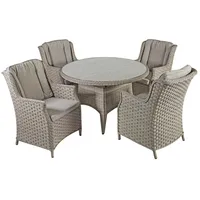 Dārza mēbeļu komplekts Pacific galds, 4 krēsli  K10495 4741617101075