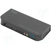 Kvm switch 4K,Hdcp 2.2,Uhd 2160P black  Ds-12874