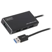 Digitus Usb 3.0 Hub, 4-Port Incl. 5V/2A power supply Da-70240-1  4016032444244