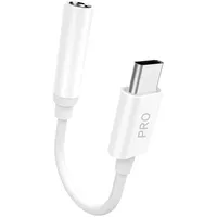 Dudao Converter Adapter from Usb Type C to headphones jack 3,5 mm Female white L16Cpro Data Cable  6970379617335