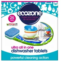 Ecozone trauku mazgājamās mašīnas tabletes Ultra 25 gab.  Dtu25 5060101531471