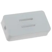 Enclosure junction box X 49Mm Y 25.5Mm Z 11Mm Abs white  Pp58Bl Pp058W-S