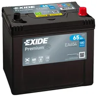 Startera akumulatoru baterija Exide Ea654 65Ah 580A Ex-Ea654 