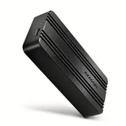 External aluminum enclosure Eem2-40G Usb4 Gen 3X2 M.2 Nvme Ssd 40Gbps, passive cooling, Usb-C cable, silicone sleeve  8595247909473 Aiaxnoeem240G01