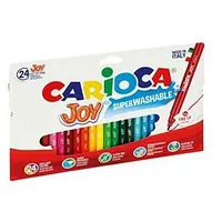 Flomāsteri 24 krāsas Carioca Joy,  kartona Slim iepakojums Car40532