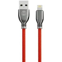 Forever Tornado cable Usb - Lightning 1,0 m 3A red Gsm097156  5900495811417