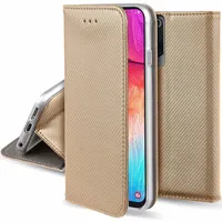 Fusion Magnet Book case grāmatveida maks Xiaomi Redmi Note 13 5G zeltains  4752243051757 Fsn-Mgt-Xrn135G-Go