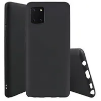 Fusion Soft Matte Back Case Silikona Aizsargapvalks Priekš Samsung N770 Galaxy Note 10 Lite Melns  4752243003725 Fsn-Bc-Sam-N770-Bk