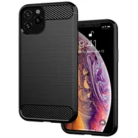 Fusion Trust Back Case Silikona Aizsargapvalks Priekš Apple iPhone 12 Mini Melns  4752243010532 Fsn-Bc-Trt-Iph12M-Bk