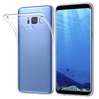 Fusion Ultra Back Case 0.3 mm Izturīgs Silikona Aizsargapvalks Priekš Samsung G955 Galaxy S8 Plus Caurspīdīgs  4752243005279 Fsn-Bc-U03M-G955-Tr
