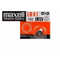 G3 baterijas 1.5V Maxell Alkaline Lr41/192 iepakojumā 1 gb.  Batg3.Mx1