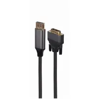 Gembird Cc-Dpm-Dvim-4K-6 video cable adapter 1.8 m Displayport Dvi Black  6-Cc-Dpm-Dvim-4K-6 8716309119016