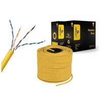 Gembird Upc-5004E-Sol-Y Cat5E Utp Lan cable Cca, solid, 305M, yellow  6-Upc-5004E-Sol-Y 8716309123952
