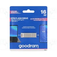 Goodram Oda3 Usb 3.2 16Gb Silver  Oda3-0160S0R11 5908267960240