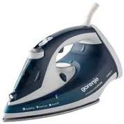 Gorenje  Steam Iron Sih2200Tqc 2200 W Water tank capacity 300 ml Continuous steam 30 g/min boost performance 90 Blue/White 3838782404702