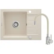 Granit sink with tap, 1-Bowl drainer  Zqzg511A 5907650880547 Wlononwcrmwt5