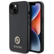 Guess Strass Metal Logo Back Case Aizsargapvalks Priekš Apple iPhone 15 Plus  Guhcp15Mps4Dgpk 3666339150730
