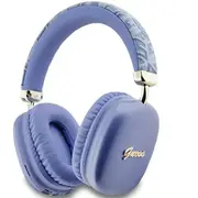 Guess słuchawki nauszne Bluetooth Gubhk1Gctcsu fioletowy purple Gcube Metallic Script Logo  3666339220815 85183000