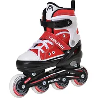 Head Jr Red Adjustable Inline Skates regulējamas bērnu skrituļslidas H4Jr12 
