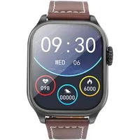 Hoco Y17 Smart sports watch Viedpulkstenis ar zvana funkciju  Black 6942007604840