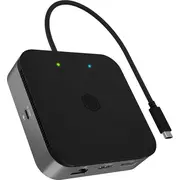 Icy Box Ib-Dk408-C41 Vadu Usb4 Antracīts  4250078171263