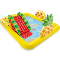 Intex paddling pool Fun N Fruity Play Center  244X191Cm swimming pool yellow with water slide 6941057417202