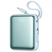 Joyroom Jr-Pbf27 22.5W 10000Mah Powerbank with Two Built-In Cables - Blue  6956116771201 85076000