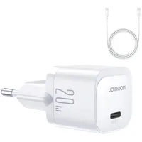 Joyroom Jr-Tcf02 Usb-C Pd 20W wall charger  cable - white Jr-Tcf02White 6941237126405