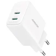 Joyroom Jr-Tcf12 tīkla lādētājs 2X Usb-C 20W Pd  Qc 3.0 - balts 6956116722869