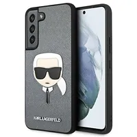 Karl Lagerfeld Pu Saffiano Head Case for Samsung Galaxy S22 Silver  Klhcs22Msakhsl 3666339045517
