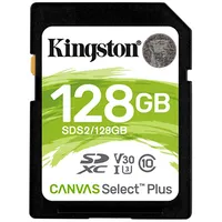 Kingston Sdxc 128Gb Canvas Select Plus  Sds2/128Gb 0740617298055