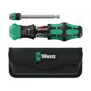 Screwdriver universal-set with ratchet Kraftform Kompakt 20  Wera.05051514001 05051514001