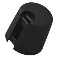 Knob with pointer plastic Øshaft 6Mm Ø16X16Mm black push-in  A1016649