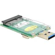 Konvertētājs Usb3.0 Am  mSATA pilna izmēra, Delock 62681 4043619626816