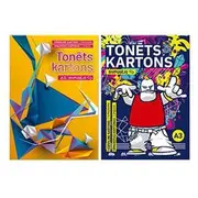 Krāsains kartons A3, 8 krāsas, divpusējs  Abc2304