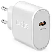 Lādētājs Sbs Usb-C 30W White  Tetr1Cpd30 8018417457661