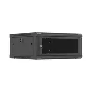 Szafa Instalacyjna Rack Wisząca 19 4U 600X600 Czarna Drzwi Perforowane Lanberg Flat Pack  Wf01-6604-23B 5901969447439 Wlononwcrtawu
