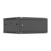 Lanberg Wall mounted installation cabinet 19 4U 600X600  Wf01-6604-00B Black 5901969447415