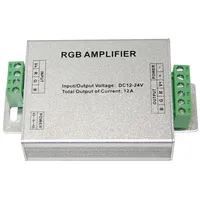 Led Rgb lentes signāla pastiprinātājs 12V-24V Dc 3X4A 12V/144W  Led-Amp-4A