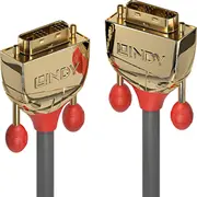Lindy 10M Dvi-D Sld Single Link Cable, Gold Line  36215 4002888362153 253355