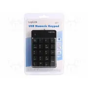 Logilink Keypad mit Usb-A Anschluss schwarz  Id0184